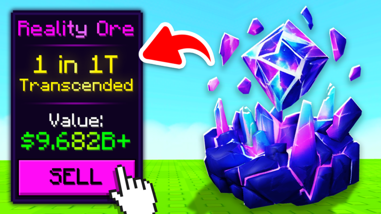 Official Sell Ores Roblox game artwork